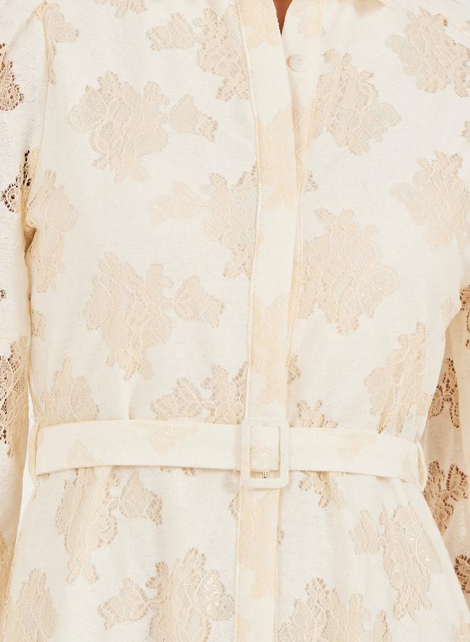 Styli Floral A-Line Dress  - Image 4