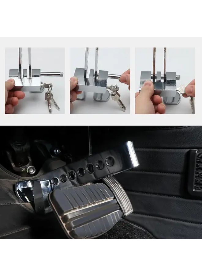 Heavy Duty Stainless Steel Anti Theft Brake Clutch Lock Automotive Security Tool - Image 5