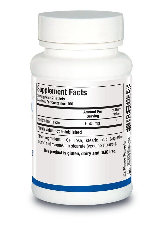 BIOTICS Research Inositol Corn Free Metabolic Support Brain Health Nootropics Restful Sleep Mood Support Hormonal Balance Female Health 200 Tablets  - Image 3