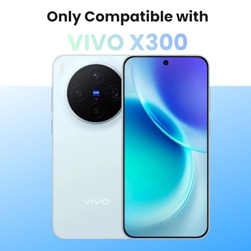 RIGGEAR Shockproof Clear Hybrid Airbag Armor Back Cover Case Compatible with Vivo X300 5G (Clear-Black TPU Bumper with Transparent PC) - Image 2