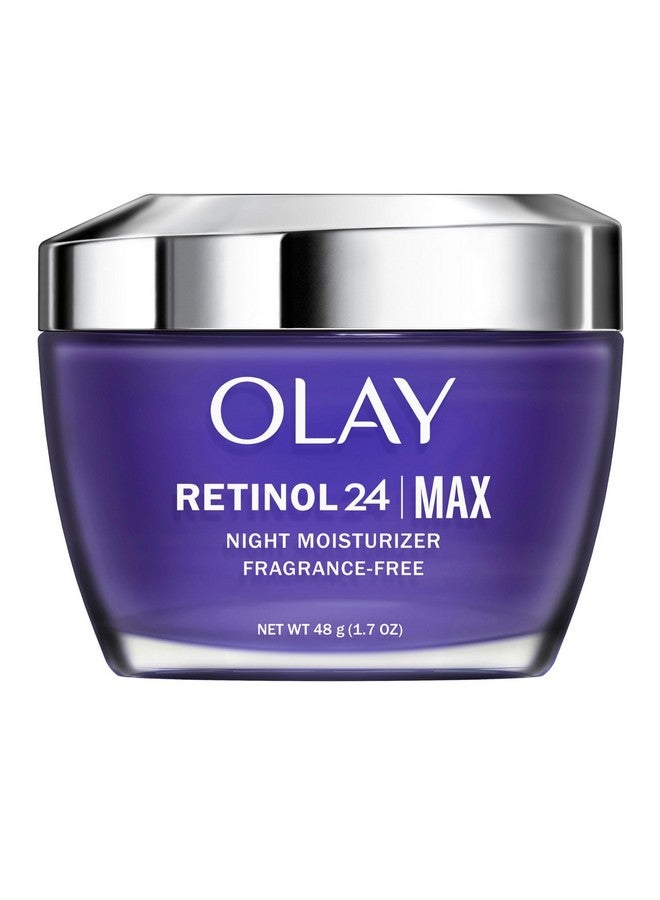 Olay Retinol 24 Max Moisturizer, Retinol Hydrating Night Face Cream, Non Greasy, Fragrance-Free 1.7 oz - Image 1