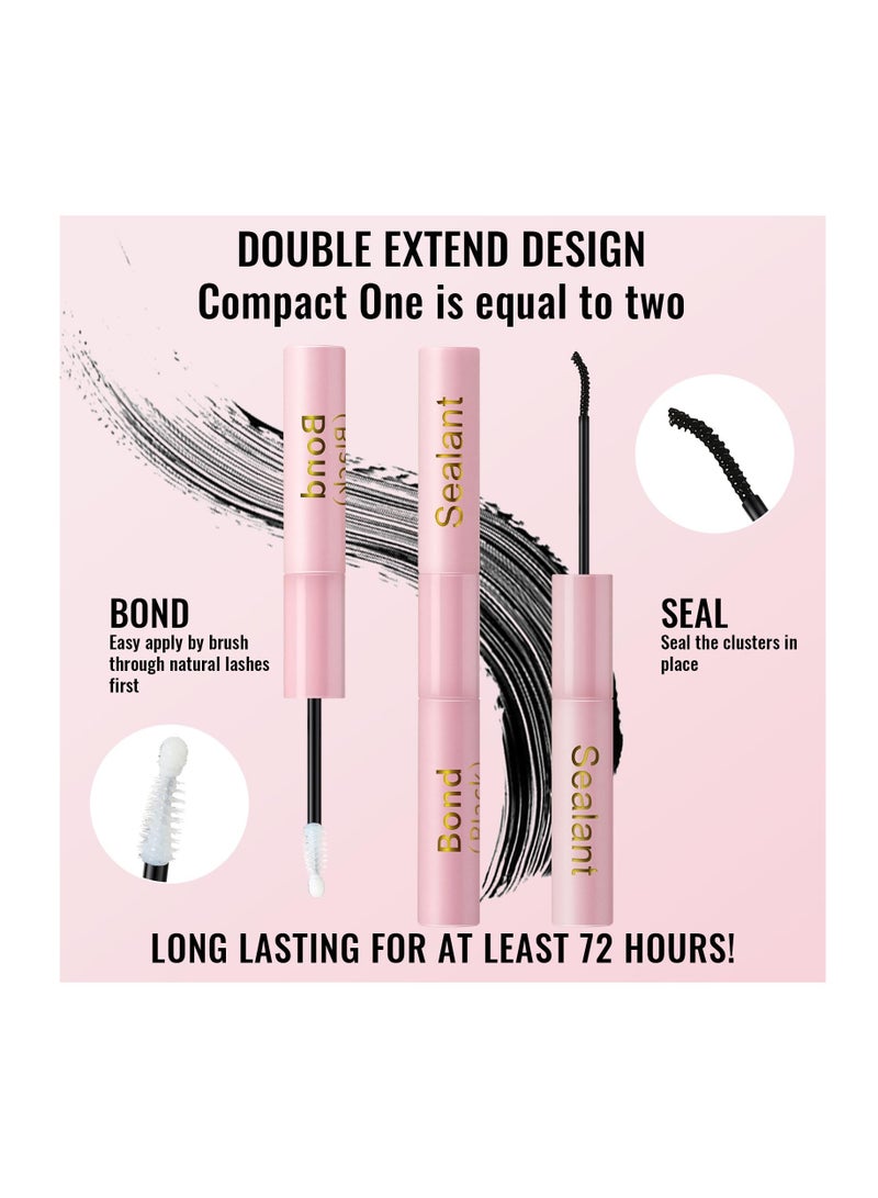 Generic Waterproof Cluster Lash Glue for Eyelash Extensions Strong Hold Latex Free All Day Wear  - Image 3