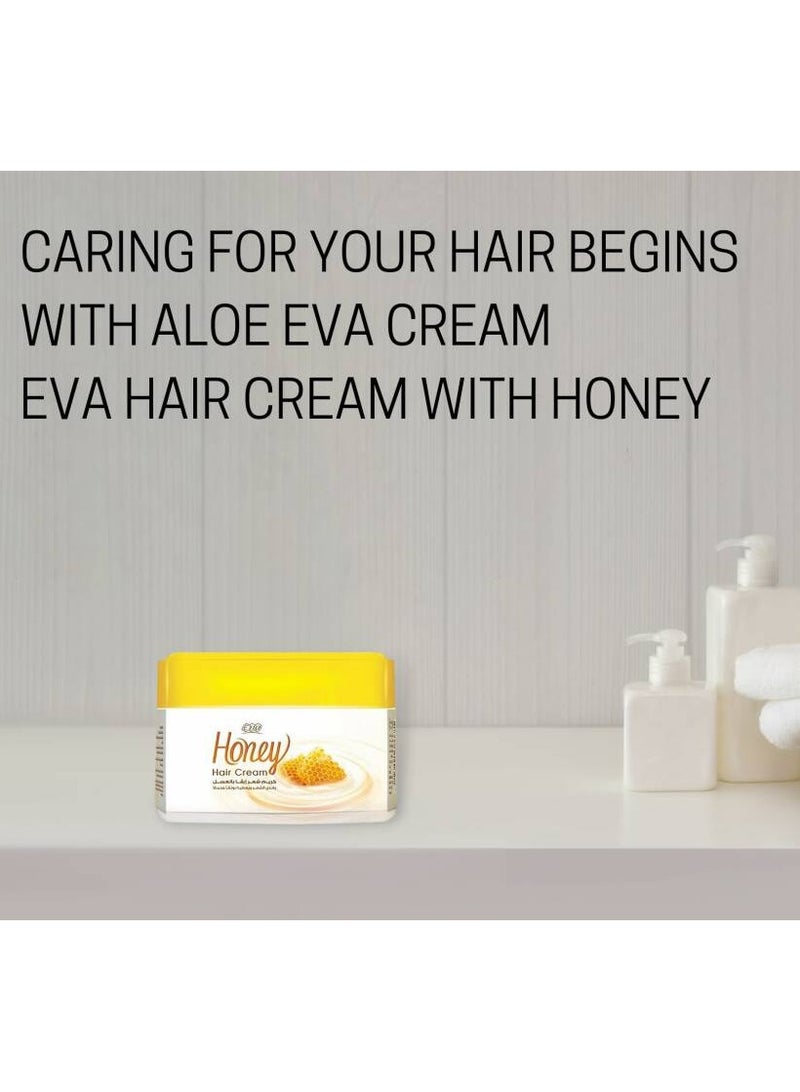 Eva Honey Hair Cream Styling & Treatment by Eva Cosmetics185G - Image 3