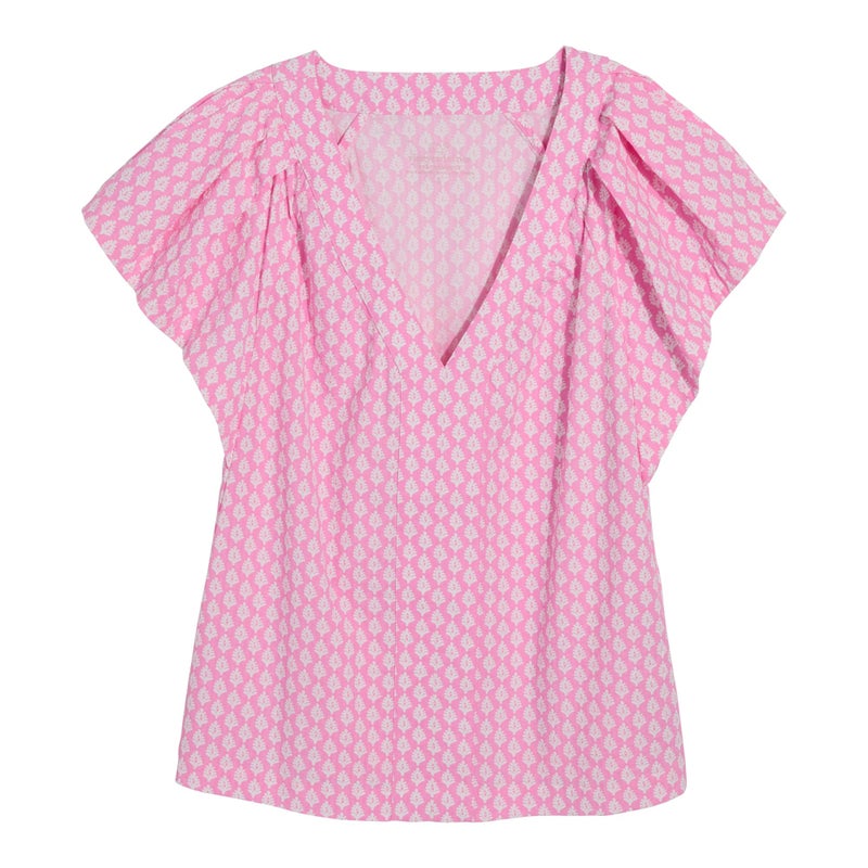 vineyard vines Harbor Flutter Sleeve Top - Image 1