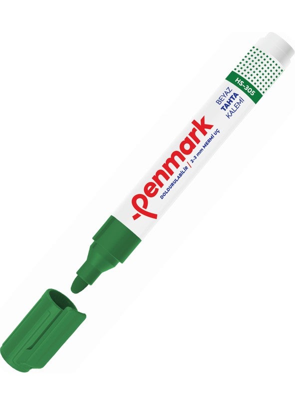 PENMARK - HS-305-04 Whiteboard Marker Green - Image 1