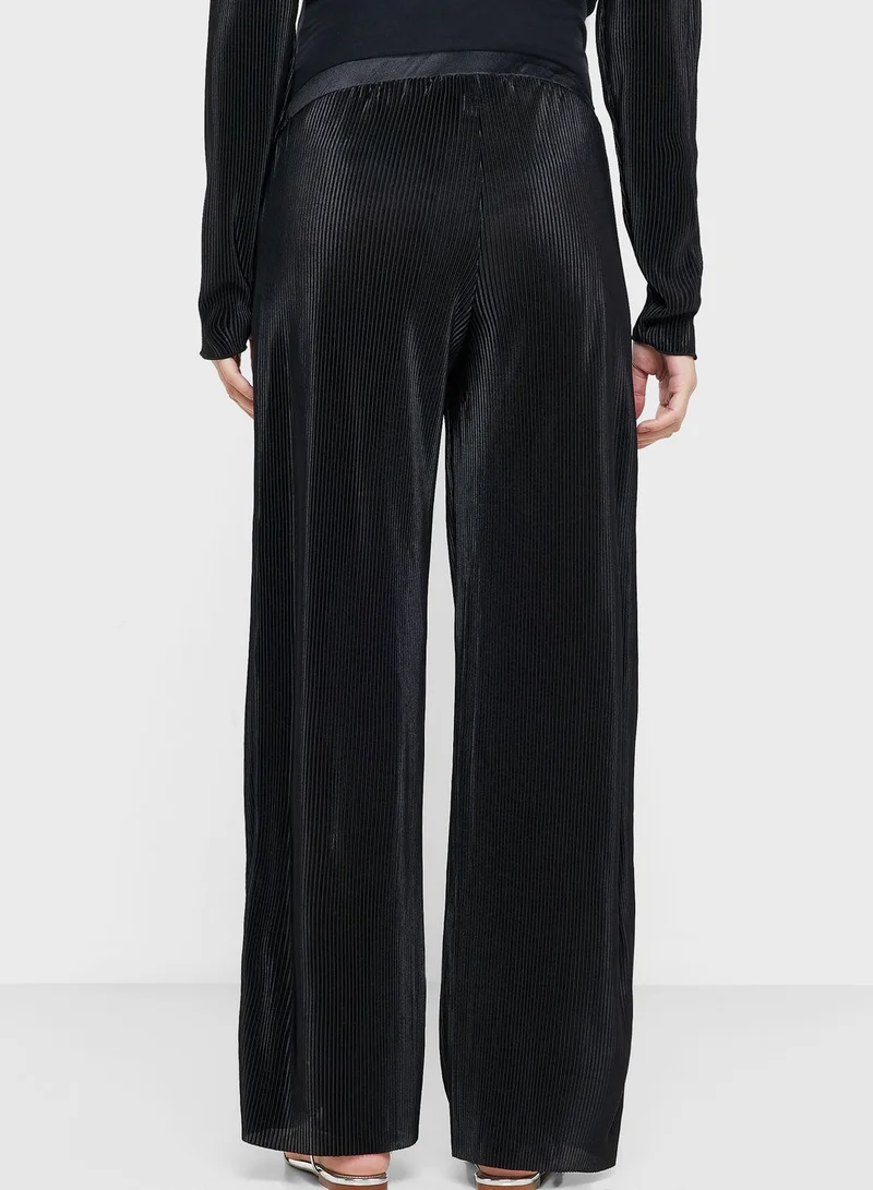 Only Maternity High Waist Plisse Pants