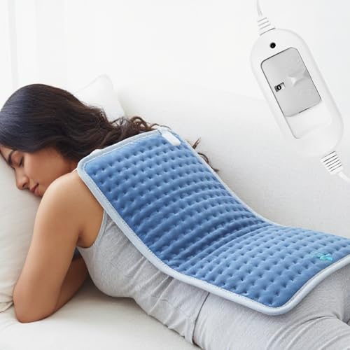 Heatronics Electric Heating Pad XL | Large Heating Pad for Back & Period Pain Relief | 3 Heat Levels | ThermoLock™ Control | TheraFlex™ 6-Layer Build | ISO 13485 & CDSCO Certified | 1-Year HeatCare™ Warranty - Image 1