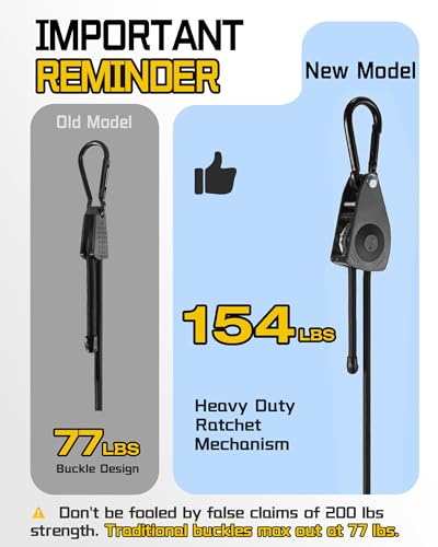 LuckyStraps 8 Pcs 12 Inch Adjustable Carabiner Bungee Cords with Hooks, Easy to Adjust from 7" to 12", Black Bungee Straps with UV-Resistance & Superior Elasticity for Cargo, Bike, Luggage, Carts, Truck, etc - Image 3