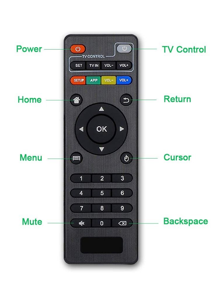 Raxoom جهاز تحكم عن بعد لجهاز Android TV Box متوافق مع Kings MK Pro وغيرها - Image 3