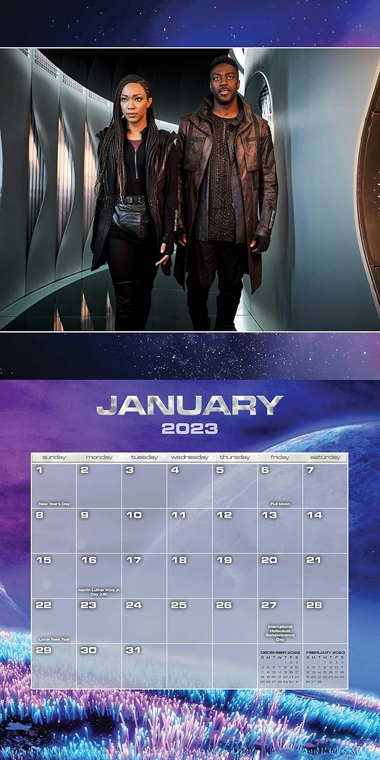 Universe Publishing Star Trek: Discovery 2023 Wall Calendar - Image 3
