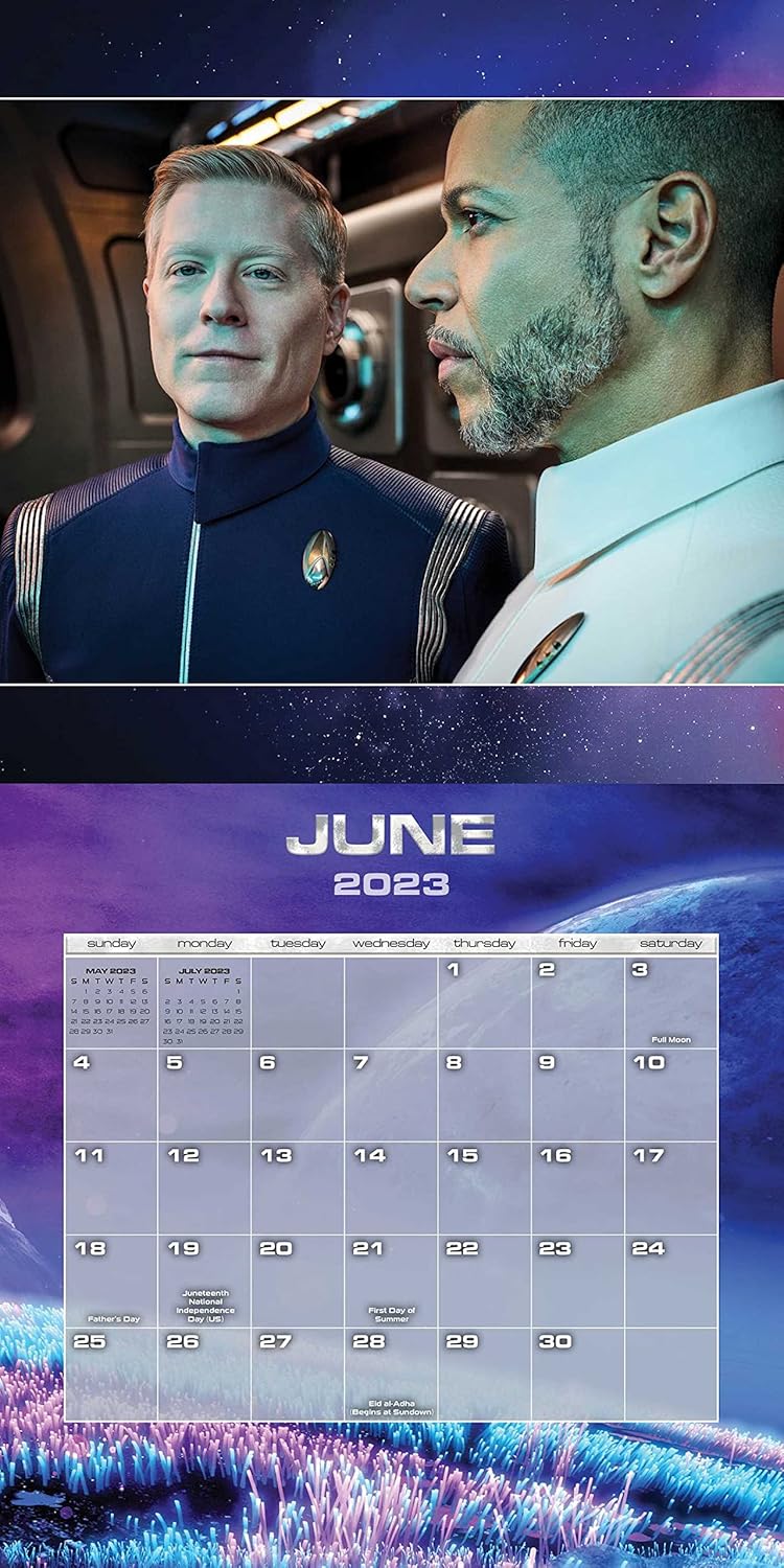 Universe Publishing Star Trek: Discovery 2023 Wall Calendar - Image 4