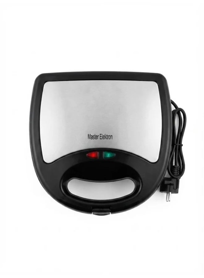 Master Elektron (ME-SM-3-1) 3-in-1 Sandwich Maker, 1000W, Interchangeable Grill and Waffle Plates, Non-Stick, Auto Temperature Control - Image 5