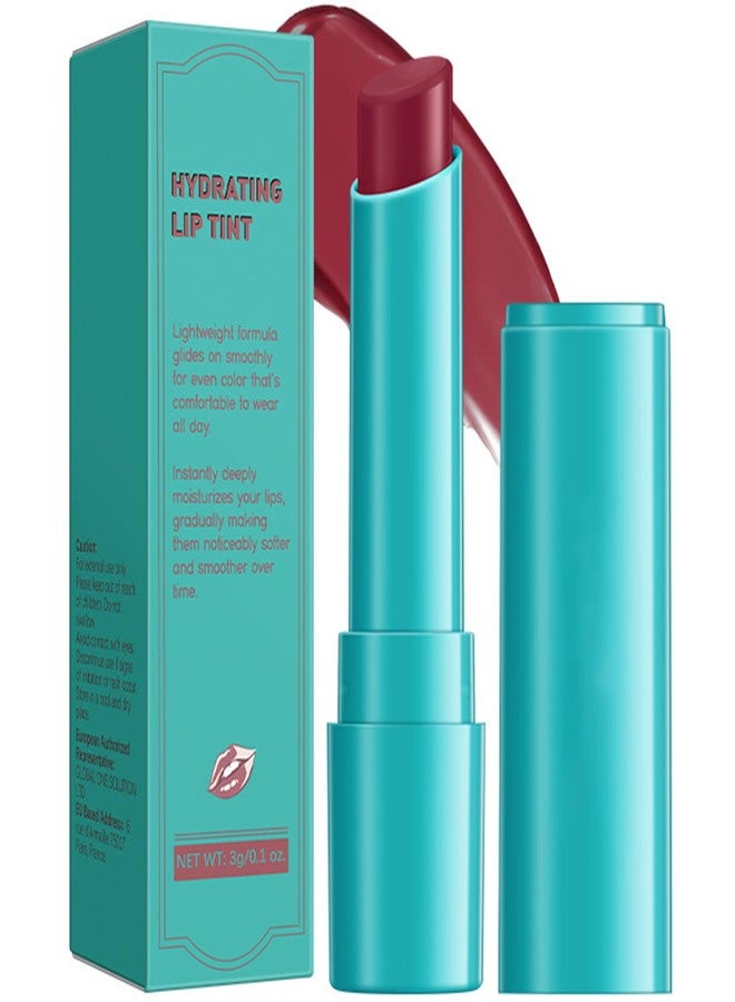 Qawnfy Lip Tint Hydrating, Moisturizing Lip Oil Balm, Long Lasting Waterproof Lip Gloss Non-Stick Cup Lipstick Set, Natural Ingredients Strong Moisturizing Lipstick (Muted Rose) - Image 1