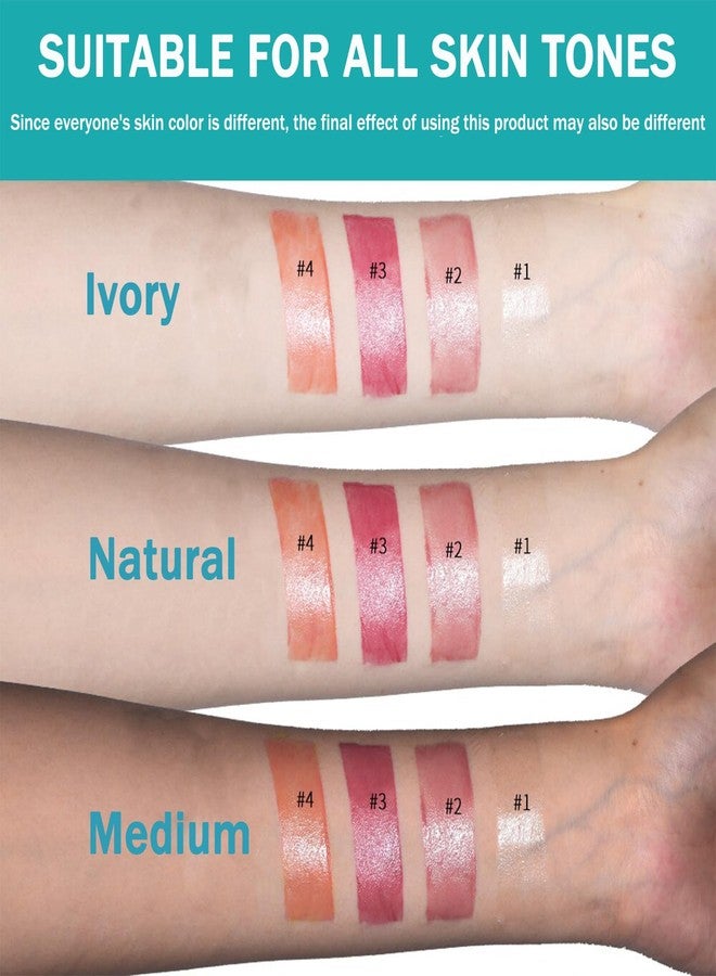Qawnfy Lip Tint Hydrating, Moisturizing Lip Oil Balm, Long Lasting Waterproof Lip Gloss Non-Stick Cup Lipstick Set, Natural Ingredients Strong Moisturizing Lipstick (Muted Rose) - Image 2