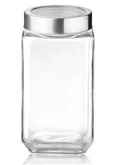 Treo by Milton Cube Storage Glass Jar, 2250 ml, Transparent | Storage Jar | Modular | Kitchen Organizer | Modular | Multipurpose Jar | BPA Free - pzsku/Z708ADC04DCE5ED5A846AZ/45/_/1723545275/f655ee66-6dbe-4534-91bb-23ad3f2c5cf2