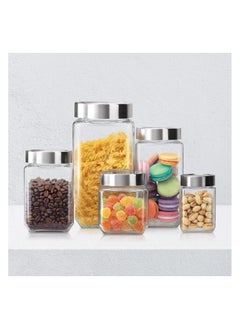 Treo by Milton Cube Storage Glass Jar, 2250 ml, Transparent | Storage Jar | Modular | Kitchen Organizer | Modular | Multipurpose Jar | BPA Free - pzsku/Z708ADC04DCE5ED5A846AZ/45/_/1723545308/f8ccced6-408e-43f8-9b60-d51fa0661328