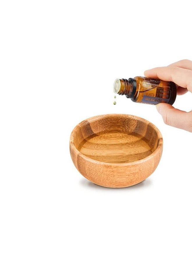 Quupy Facial Mask Bowl Set Bamboo Face Mask Essential Oil Aromatherapy Mixing Bowl Diy Clay Facemask Mixing Tool Kit With Stick Spatula - Image 4