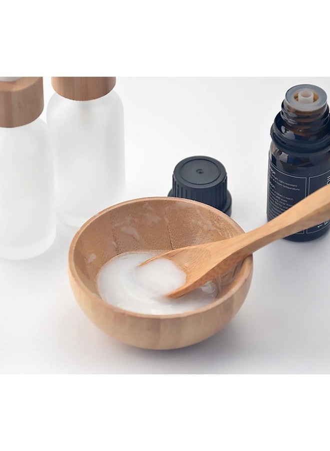 Quupy Facial Mask Bowl Set Bamboo Face Mask Essential Oil Aromatherapy Mixing Bowl Diy Clay Facemask Mixing Tool Kit With Stick Spatula - Image 5