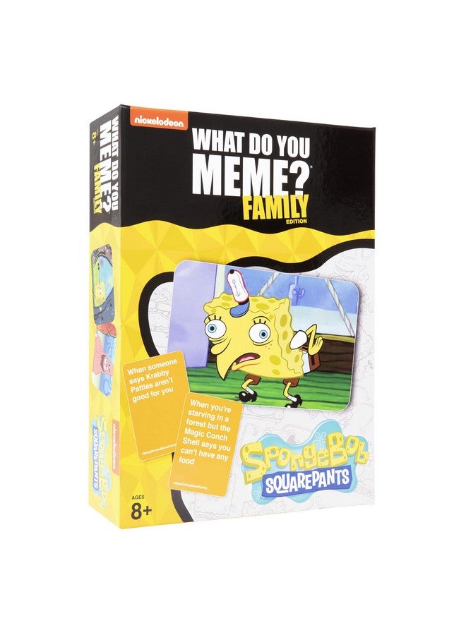 WHAT DO YOU MEME? Spongebob Family Edition - The Hilarious Game for Meme Lovers - Image 1