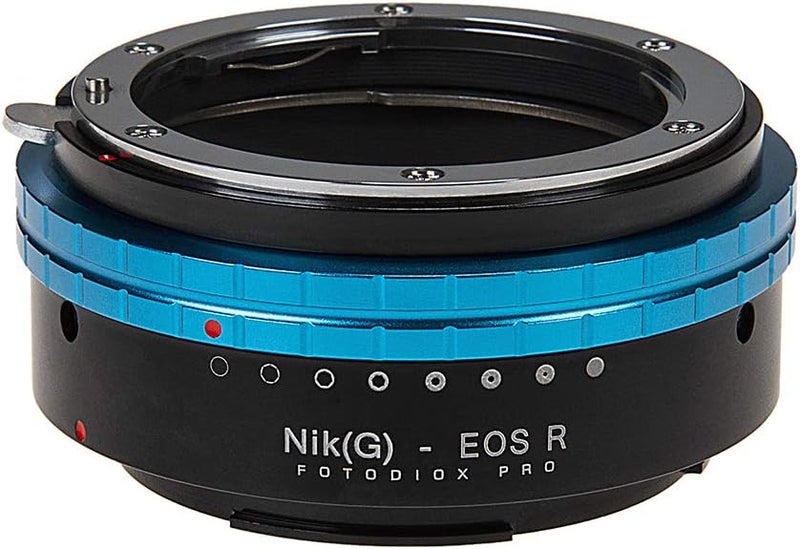 Fotodiox محول عدسة احترافي متوافق مع عدسات نيكون نيكر F Mount G-Type D/SLR إلى كاميرات كانون RF (EOS-R) - Image 1