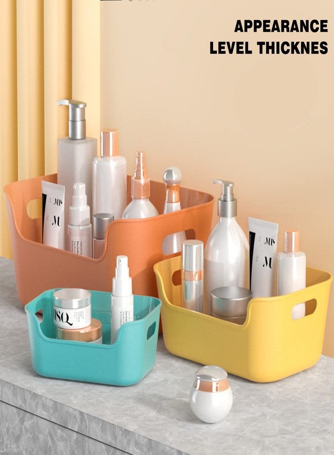 OWill 12-Pack Mixed Plastic Storage Bins and Baskets for Efficient Home Classroom Organization - Small Containers in Multiple Colors for Kitchen, Cupboard Box, Bathroom Organizer on Shelves and Tubs - Image 4