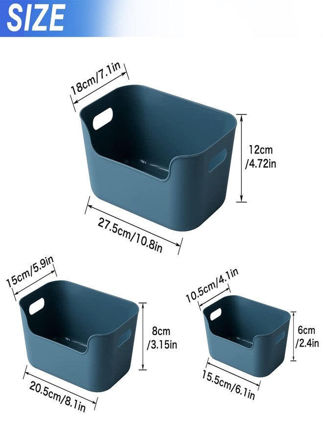 OWill 12-Pack Mixed Plastic Storage Bins and Baskets for Efficient Home Classroom Organization - Small Containers in Multiple Colors for Kitchen, Cupboard Box, Bathroom Organizer on Shelves and Tubs - Image 2
