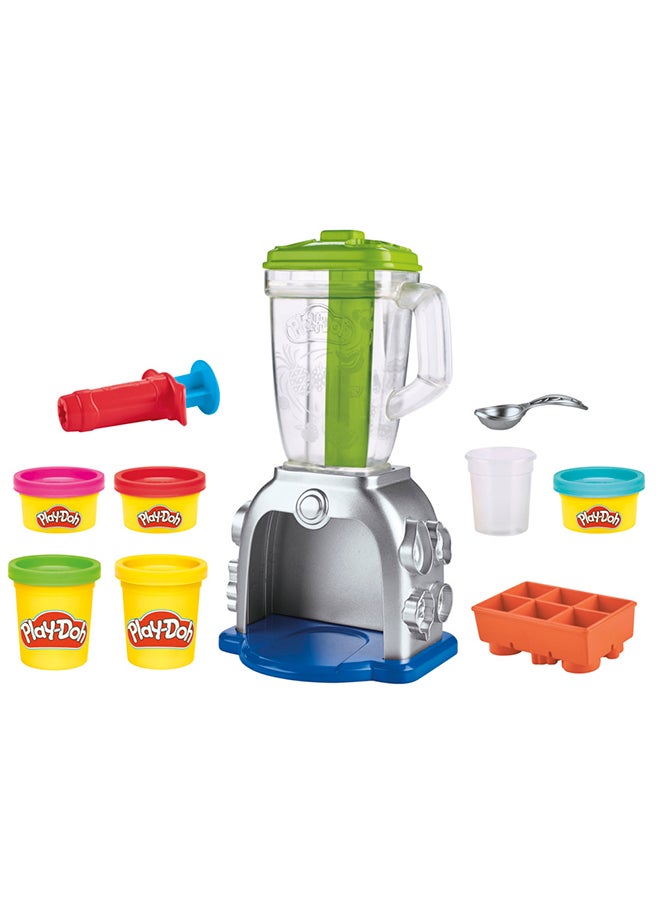 Play-Doh - Swirlin' Smoothies Toy Blender Playset, Play Kitchen Appliances, Kids Arts and Crafts Toys for 3 Year Old Girls and Boys and Up - Image 1