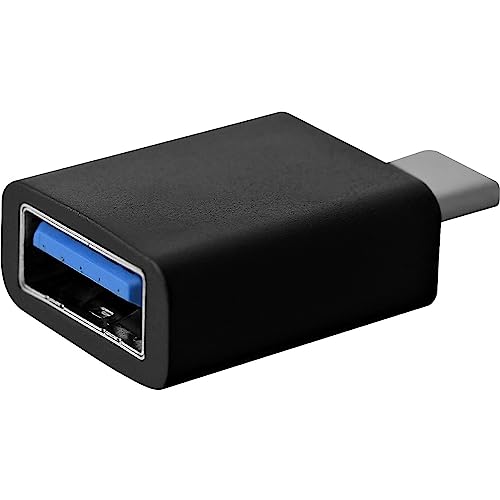 V7 USB-C to USB-A Adapter, Black Thunderbolt 3 Compatible USB-C Adapter, MAC, PC, Android - V7U3C2A-BLK-1N - Image 3