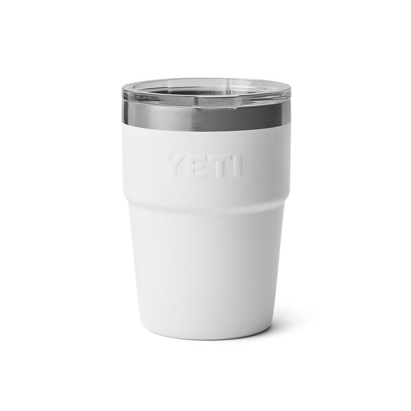 YETI Rambler 16 oz Stackable Tumbler, Vacuum Insulated, Stainless Steel with MagSlider Lid, White - Image 5