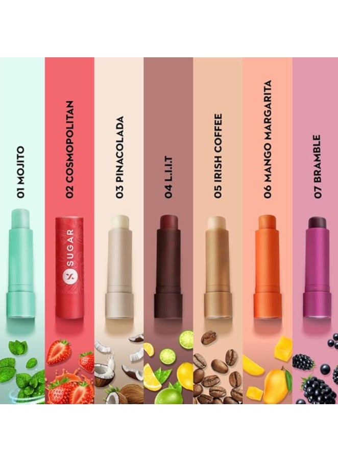 SUGAR Cosmetics Tipsy Lip Balm For Dry & Chapped Lips With Vitamin E, Shea Butter and Jojoba Oil | Lip Protection & Nourishment | LipBalm with SPF | 4.5gm - 05 Irish - Image 5