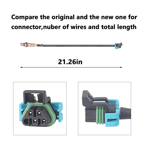 DOSKJOK 250-24649 O2 Oxygen Sensor Compatible with Lacrosse Equinox SRX Impala Acadia Terrain Envoy Savana Trailblazer Traverse Volt 2Pcs - Image 3