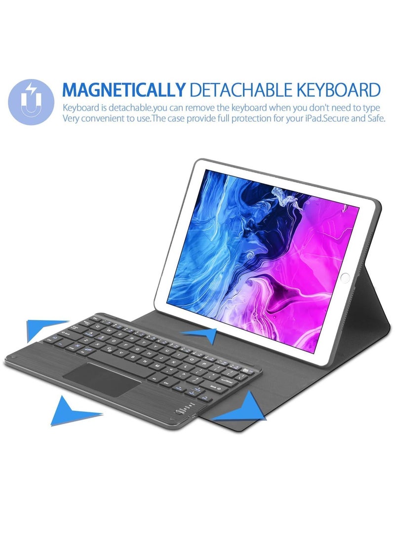 iPad 6th Generation Case with Keyboard, Smart Touchpad Keyboard for iPad Air 2 & 1 - iPad 5th Gen - Folio Cover Wireless Bluetooth Keyboard - Thin & Light- Black, iPad Pro 9.7 inch - Image 5