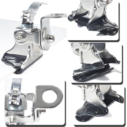 HYS Stainless Steel Adjustable Car Antenna Mount Bracket with SO239 to PL-259 Connector & 16.4ft RG-58 Coax Cable for Trunk Lid Hatchback, Truck, SUV, RV, Ham CB Radio - Image 4