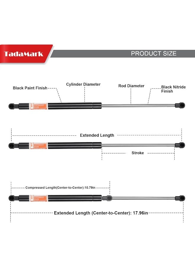 TadaMark 2 Pcs PM1050 Front Hood Lift Supports Gas Struts for 2008-2013 Lexus IS F, 2006-2015 IS250, IS350, 2005 IS300 - Image 5