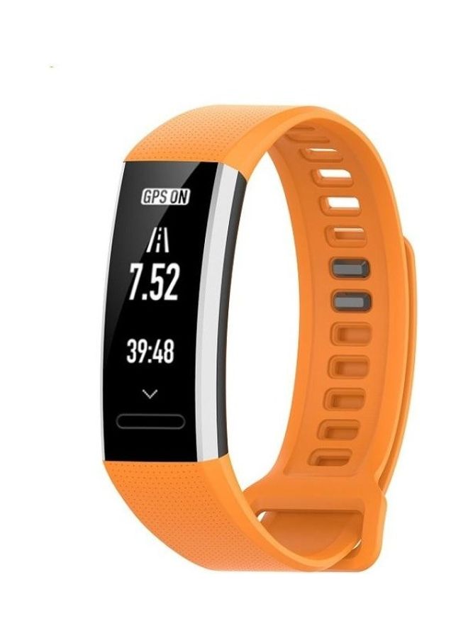 NIBEMINENT Sports Bracelet Silicone Strap For Huawei Band 2 Pro / ERS-B19 ERS-B29 Orange  - Image 2