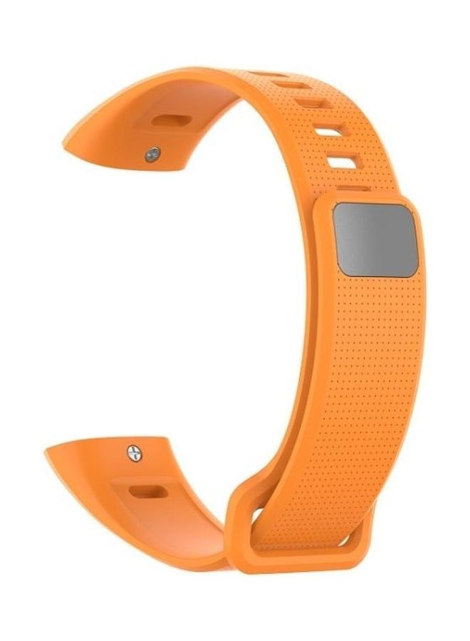 NIBEMINENT Sports Bracelet Silicone Strap For Huawei Band 2 Pro / ERS-B19 ERS-B29 Orange  - Image 3