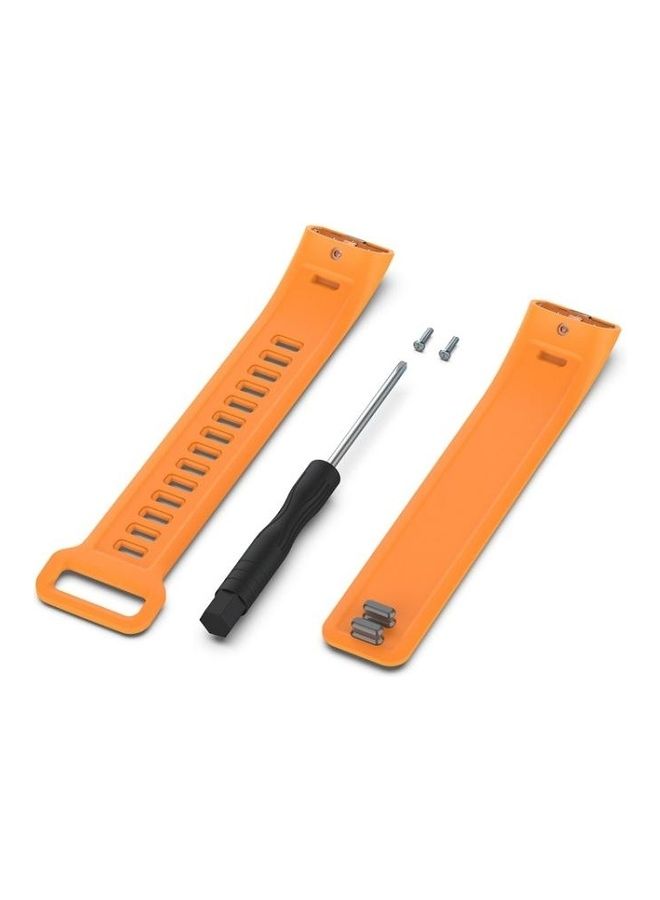 NIBEMINENT Sports Bracelet Silicone Strap For Huawei Band 2 Pro / ERS-B19 ERS-B29 Orange  - Image 5