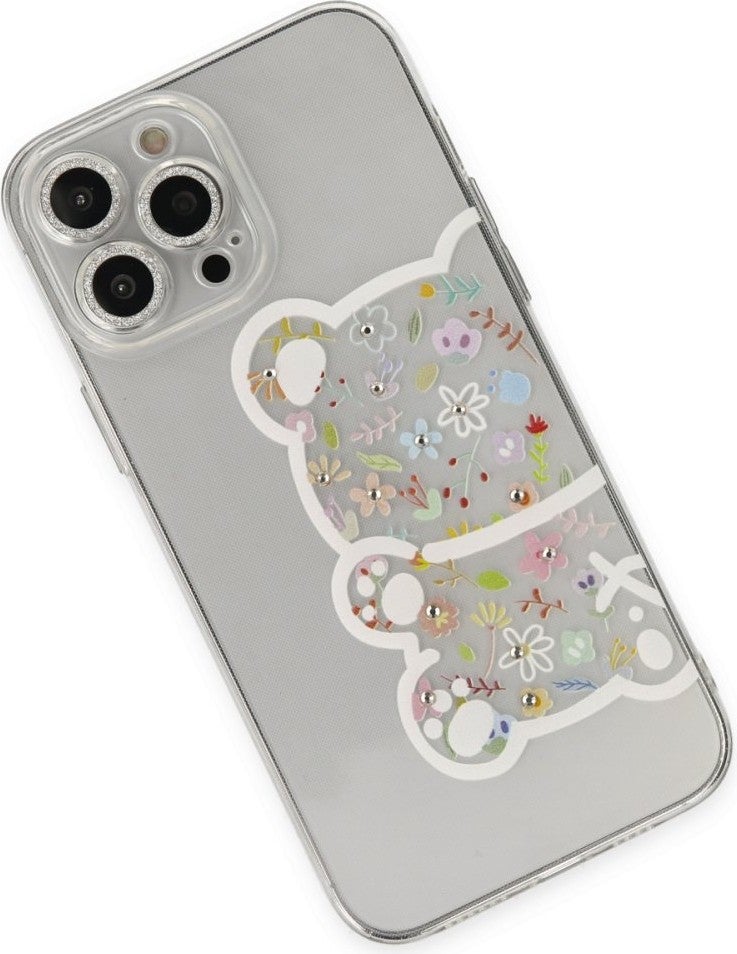 FUJİMAX FUJIMAX Apple iPhone 13 Pro Max Case Fall Resistant Modern Design Silicone Lucky Cover  - Image 3