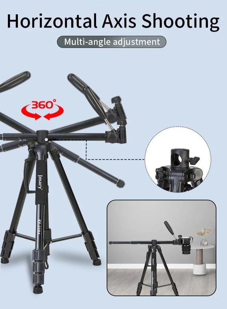 Jmary Generic KP2294 Rotatable Center Column Aluminum Alloy Stand Axis Horizontal Monopod Jmary Tripod for DSLR Camera - Image 3