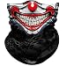 Obacle Face Mask Half for Dust Wind UV Sun Protection Seamless 3D Tube Mask Bandana for Men Women Durable Thin Breathable Tube Mask Motorcycle Riding Bike Sports Clown Smile Face Neat Teeth - Image 2