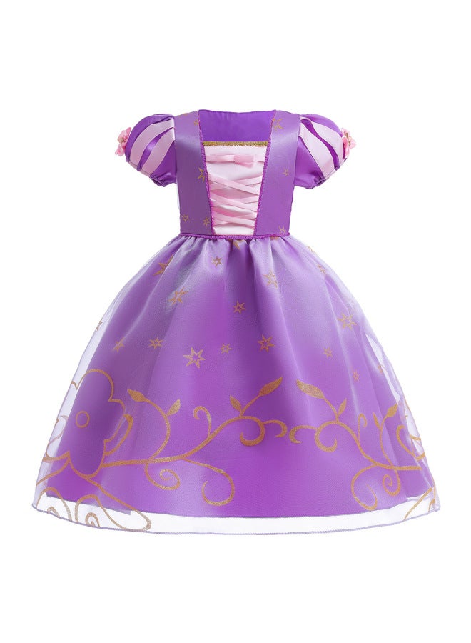 Children's Cosplay Purple Rapunzel Dress Performance Dress Princess Sofia Dress Girls Dress Sofia