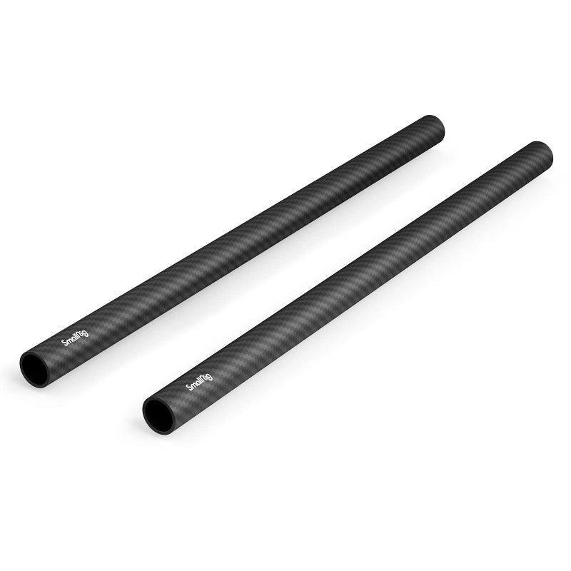 SmallRig 15mm Carbon Fiber Rod for 15mm Rod Support System (Non-Thread), 12 inches Long, Pack of 2-851 - Image 1