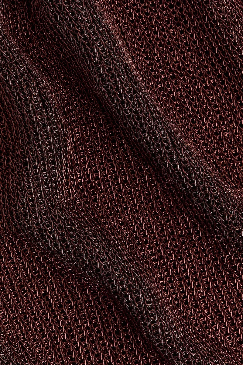 H&M Metallic knitted top