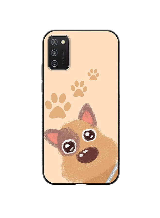 VR CREATIVE Protective Case Cover For Samsung Galaxy A03s Cute Doggie Design Multicolour - Image 1