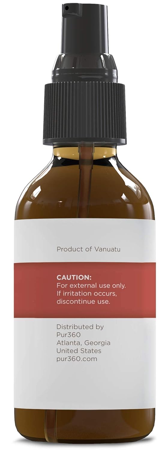 PUR360 Tamanu Oil Best Treatment for Psoriasis Eczema Acne Scar Rosacea Relief for Dry Scaly Skin Scalp and More Cold Pressed Proven 100 Pure - Image 5