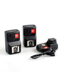 Andoer PT-04GY 4 Channels Wireless Remote Speedlite Flash Trigger Universal 1 Transmitter & 2 Receivers for Canon Nikon Pentax Olympus