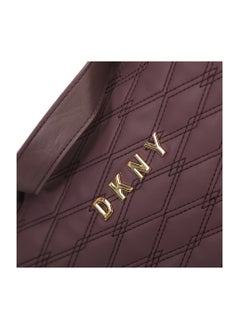 DKNY حقيبة دافل من دكني، لون عنابي  - Image 2