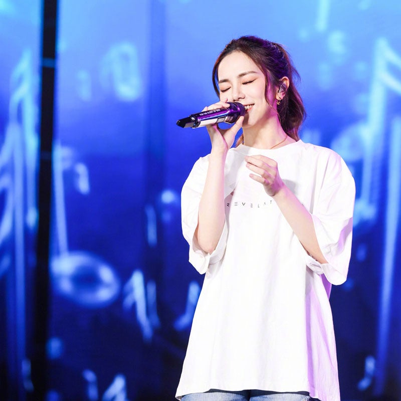 Deng Ziqi GEM Concert Apocalypse Clothes Same Style Cotton Loose All-match Round Neck Simple Short Sleeve T-shirt - Image 5