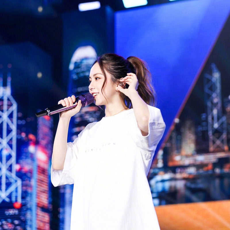 Deng Ziqi GEM Concert Apocalypse Clothes Same Style Cotton Loose All-match Round Neck Simple Short Sleeve T-shirt - Image 4