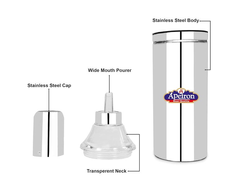 Apeiron Stainless Steel Nozzle Oil Dispenser Without Handle 1000 ML - Image 3